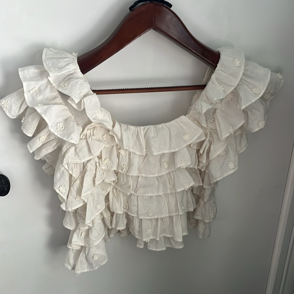 FARM Rio Tiered Ruffle Blouse - Picture 5 of 8